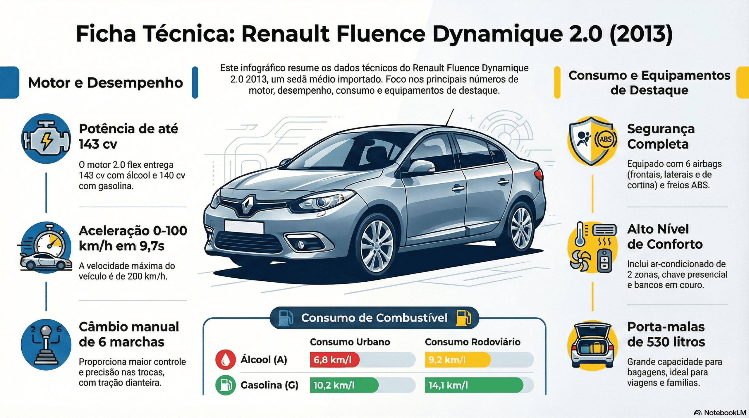 Renault Fluence especificação