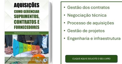 Livro Aquisições: como gerenciar suprimentos, contratos e fornecedores