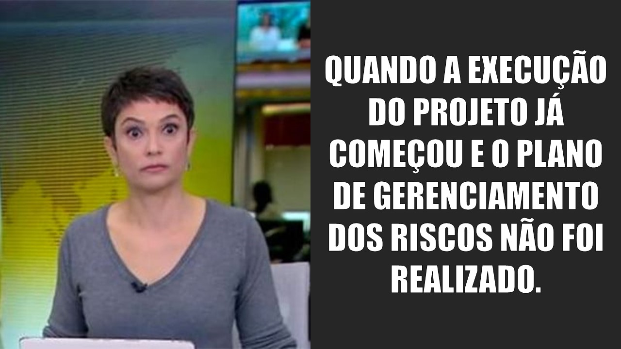 Meme de gestão de riscos com Sandra Annenberg